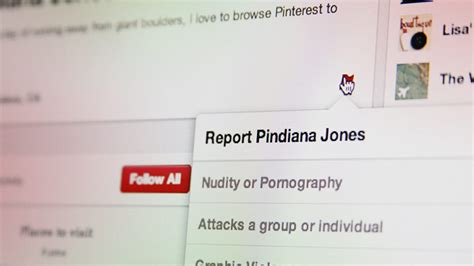 pornography on pinterest|Pinterest rolls out user blocking, flagging, and reporting.